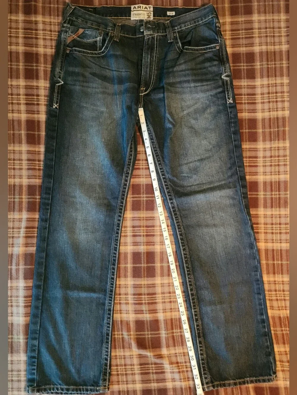 Ariat M5 Straight Fit Straight Leg, Size 36x34